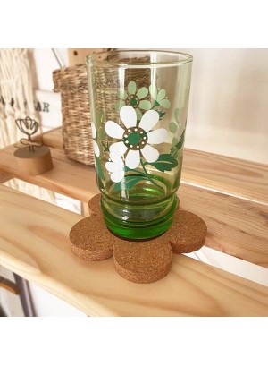 Anti scald lovely simple personality pad bowl pad cork coaster ins can hang flowers heat insulation Coaster