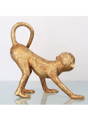 Animal sculpture crafts decoration Ornaments resin monkey statue For home Decorations